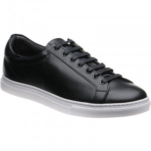 Sebastian in Black Calf White Sole