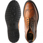 Corsham rubber-soled brogue boots