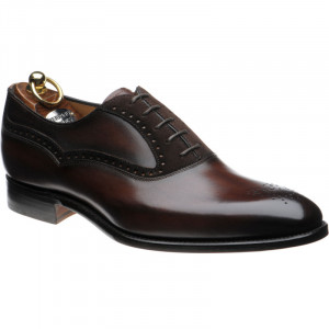 Longdon in Mahogany Calf and Brown Suede