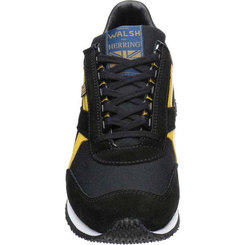 Herring shoes | Herring Sale | Voyager Trainer in Black Mesh and