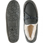 Fergus rubber-soled slippers