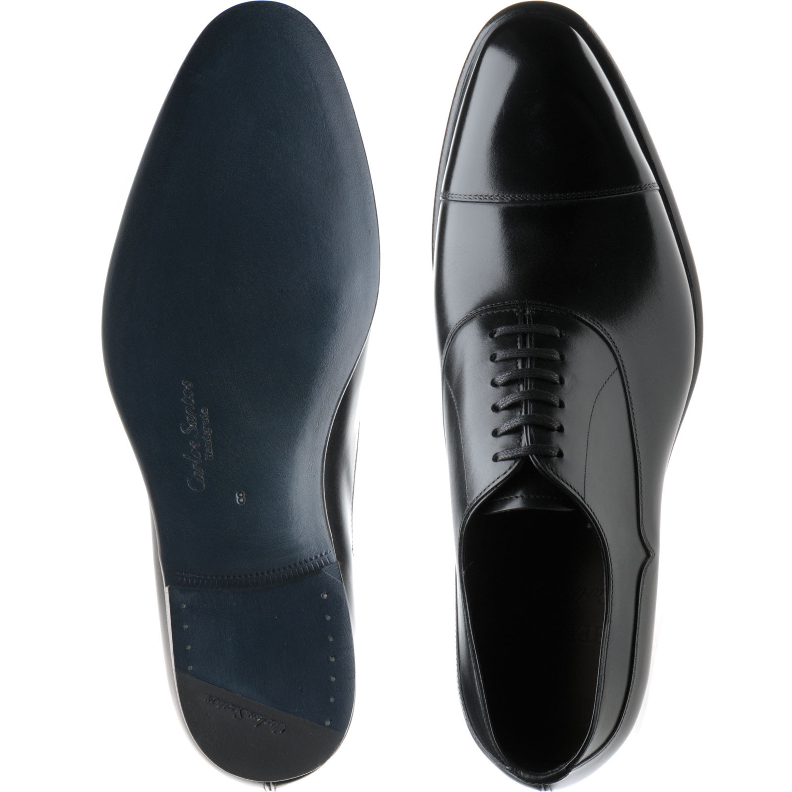 Herring shoes Herring Premier Sussex Oxfords in Black Calf at