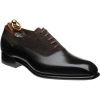 herring markham in chocolate calf and brown suede