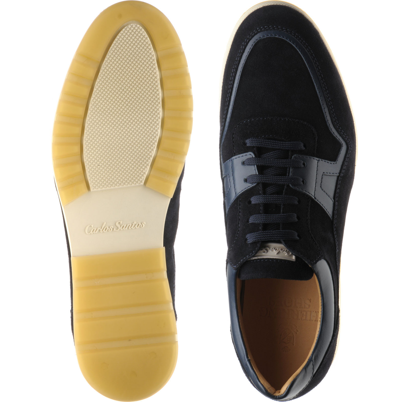 Herring shoes | Herring Classic | Dunsfold in Navy Calf and Navy Suede ...