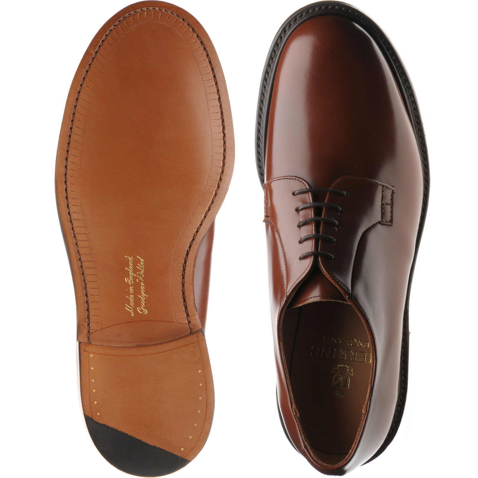 Herring shoes | Herring Premier | Slaney in Santalum Brown Polished at ...