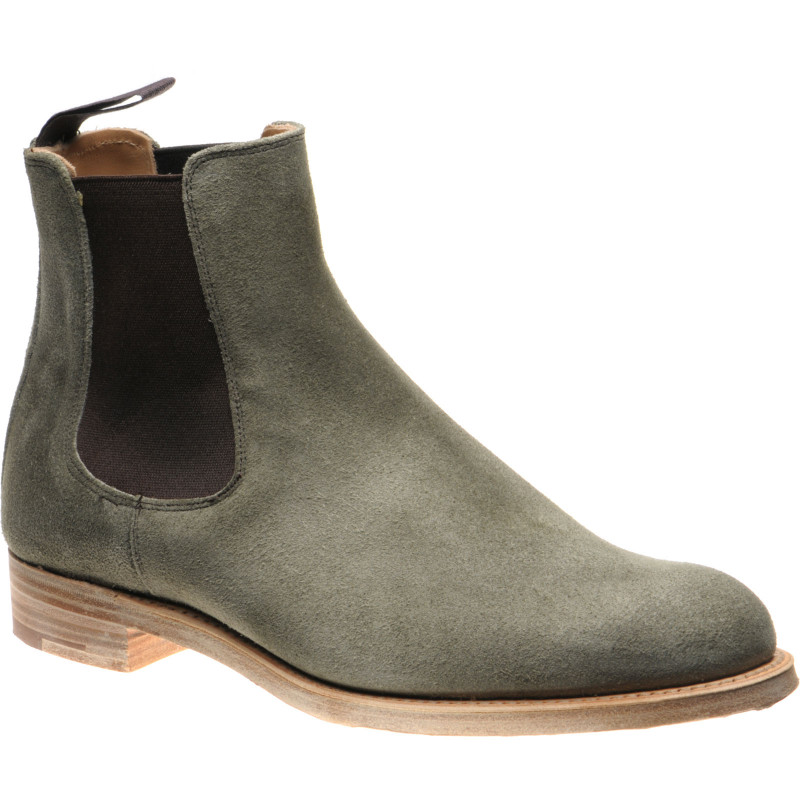 Herring shoes | Herring Sale | Kirkby Chelsea boots in Green Suede at ...