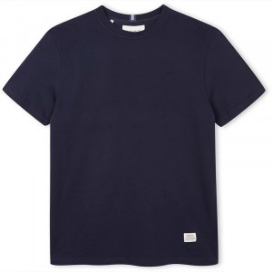 Herring Plain MIE Tee by Peregrine in Navy