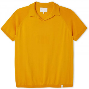 Emery Polo Shirt by Peregrine in Sunflower