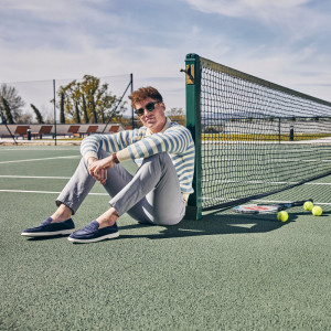 Richmond Shirt by Peregrine in Seafoam and White