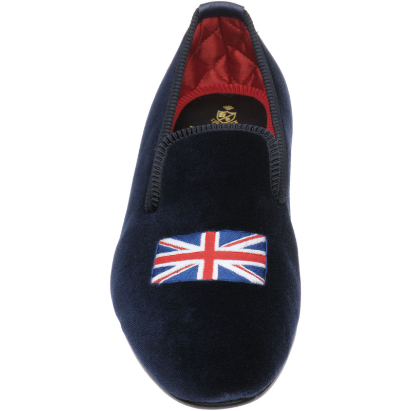 Herring shoes Herring Sale Windsor in Navy Velvet at Herring Shoes