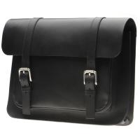 herring satchel laptop bag in black