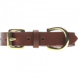 Herring Shep Dog collar in Brown