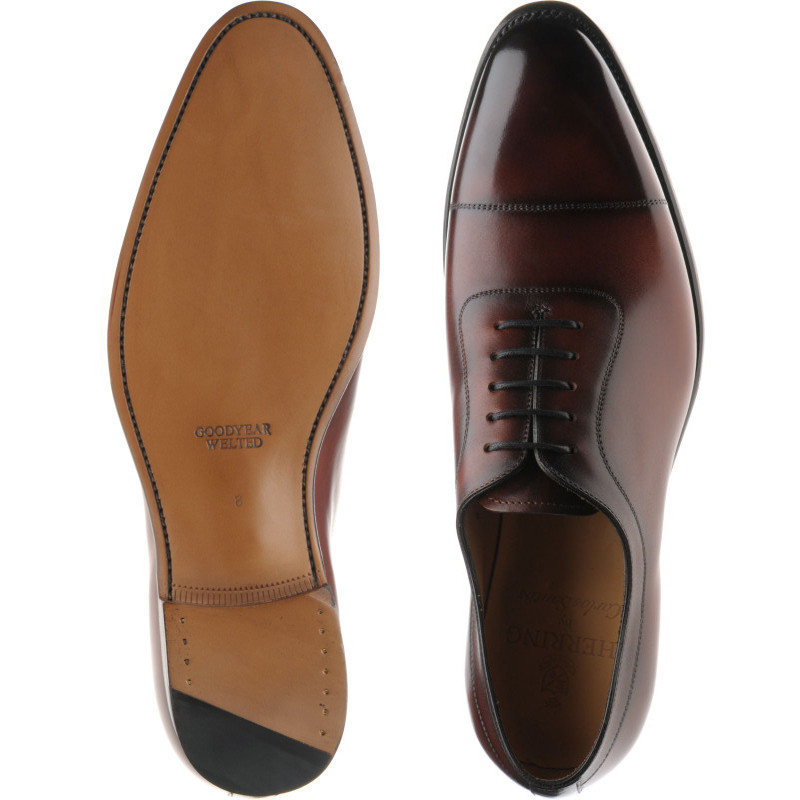 Herring shoes | Herring Classic | Rodington Oxfords in Rosewood Calf at ...