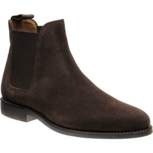 Mens Suede Boots Black Brown Lace Up Slip On Herring