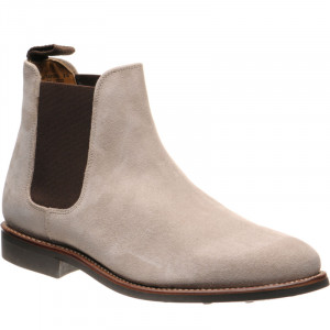 Herring Sittaford Rubber rubber-soled Chelsea boots in Stone Suede