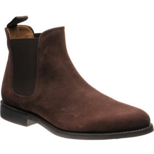 Herring Sittaford Rubber in Mid Brown Suede