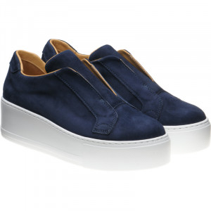 Lugano in Navy Suede 