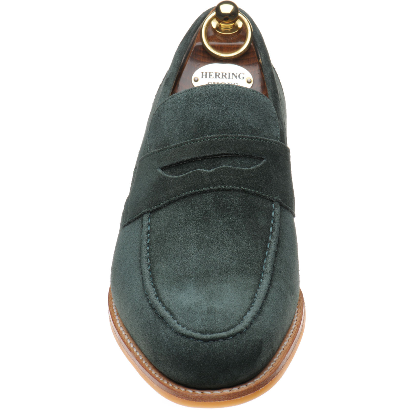 Herring shoes Herring Sale Banks in Bottle Green suede at Herring Shoes