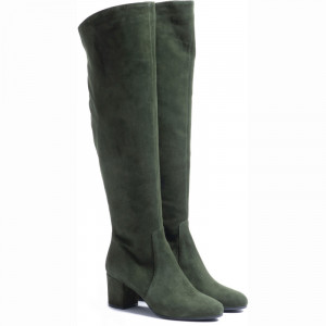 Varese in Green Suede