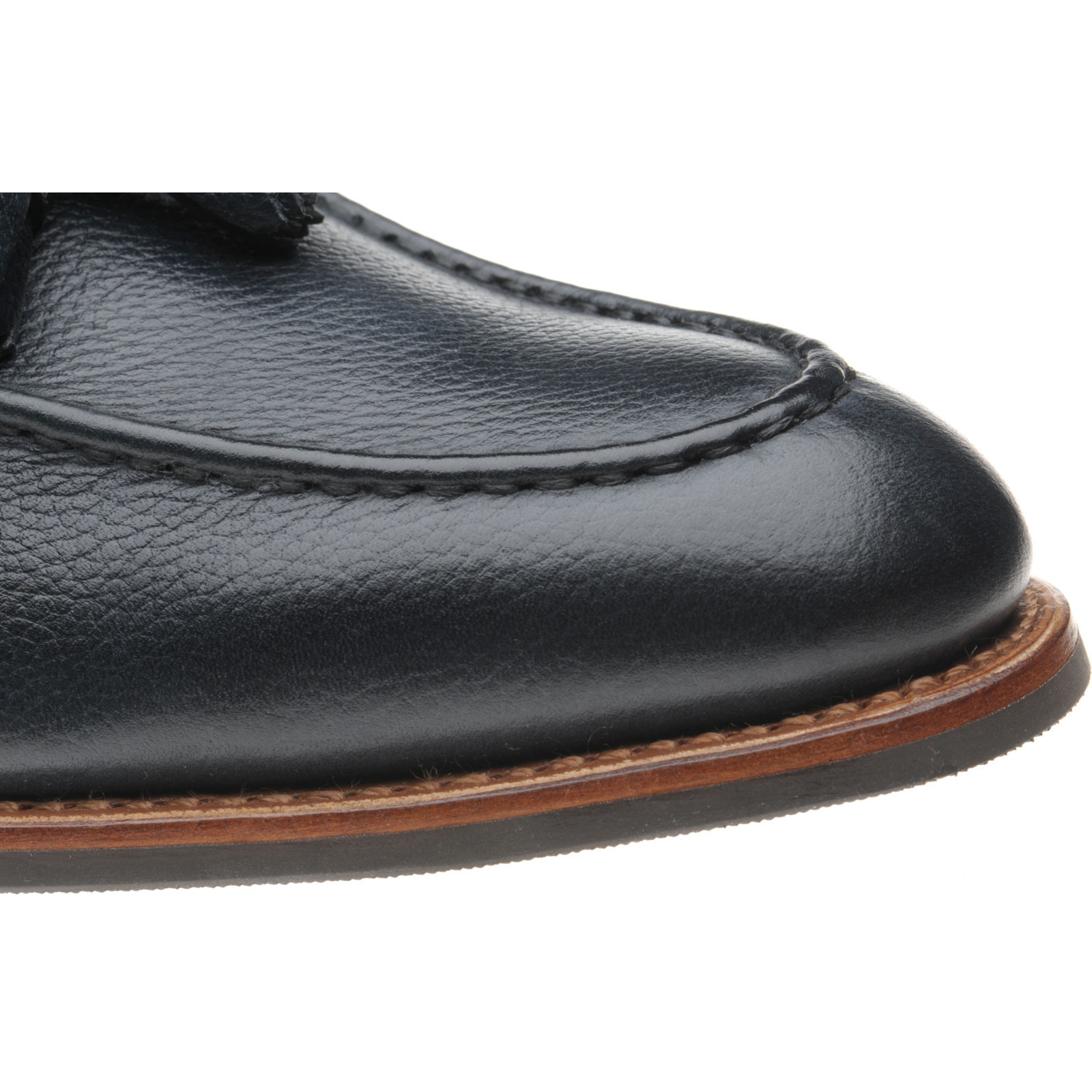 Herring shoes Herring Sale Guildford hybridsoled tasselled loafers in Navy Grain at Herring