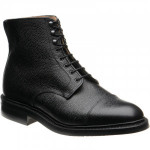 Herring Cambridge rubber-soled boots in Black Grain Calf
