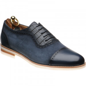 Landes in Navy Calf and Suede