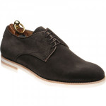 Herring St Julien rubber-soled Derby shoes in Dark Brown Suede