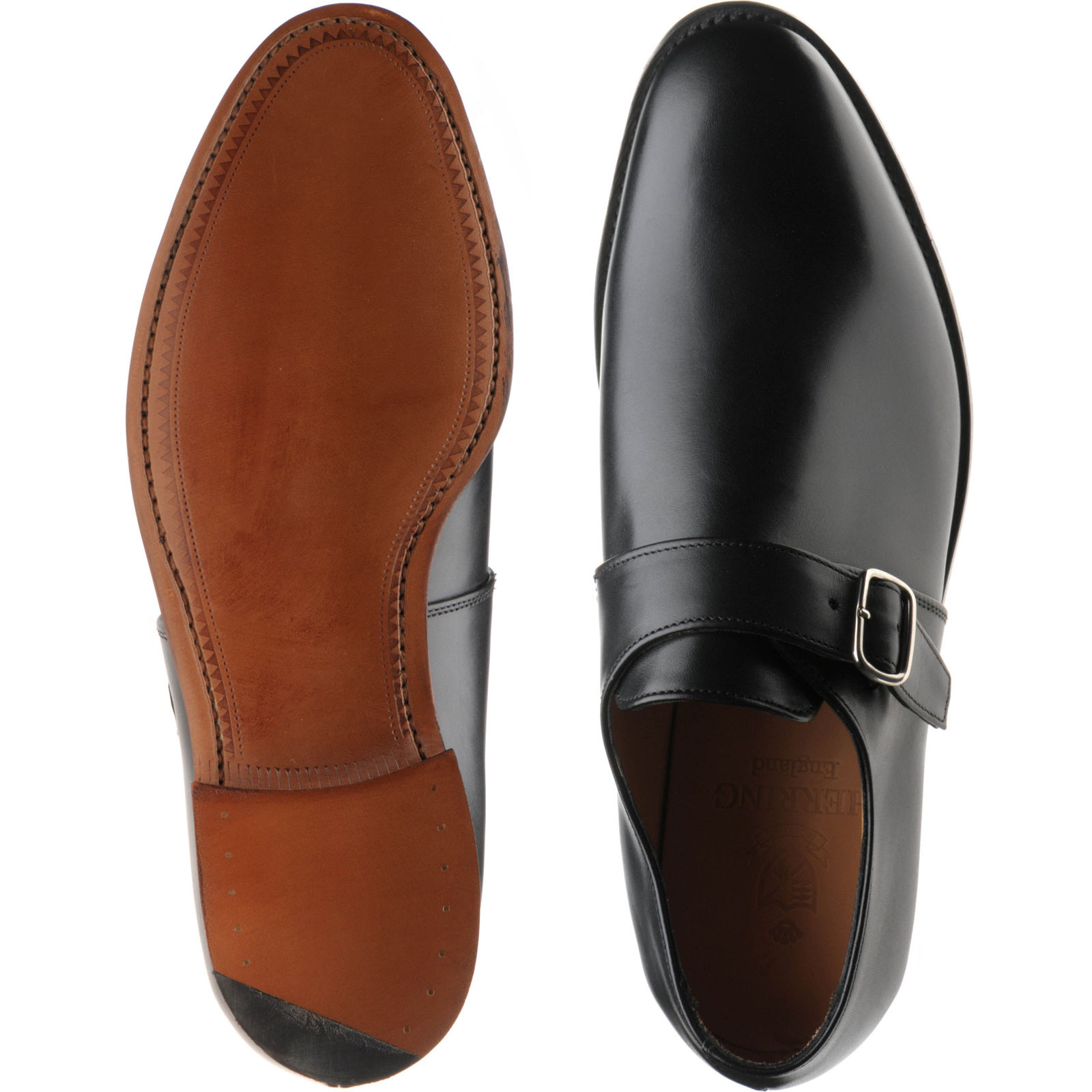 Herring shoes Herring Premier Edgbaston in Black Calf at Herring Shoes