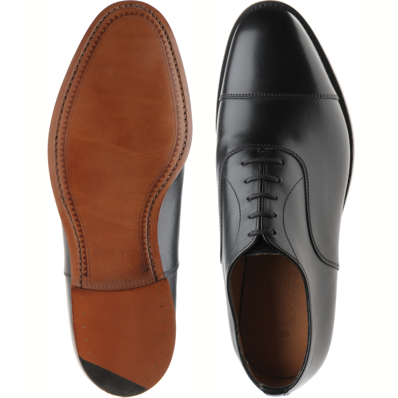 Herring shoes | Herring Premier | Headingley Oxfords in Black Calf at ...