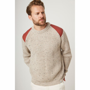 Commando Patch Sweater by Peregrine in Skiddaw