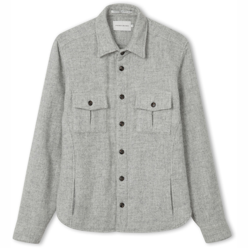 Dexter Wool Over Shirt by Peregrine
