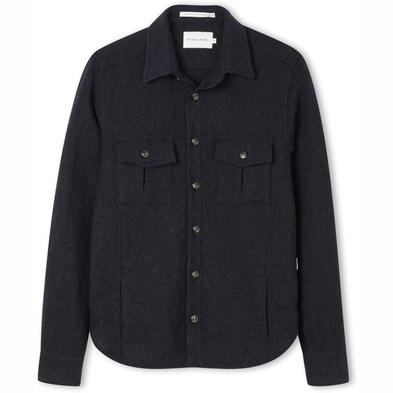 Dexter Wool Over Shirt by Peregrine