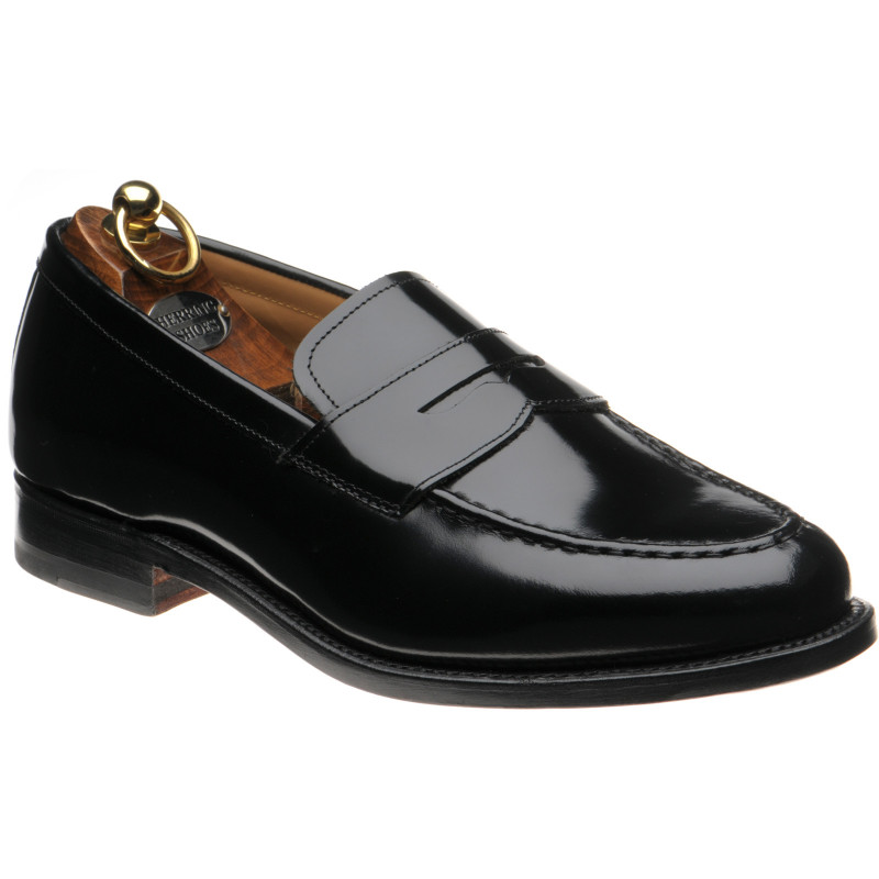 Herring shoes | Herring Executive | Riverford loafers in Black Polished ...