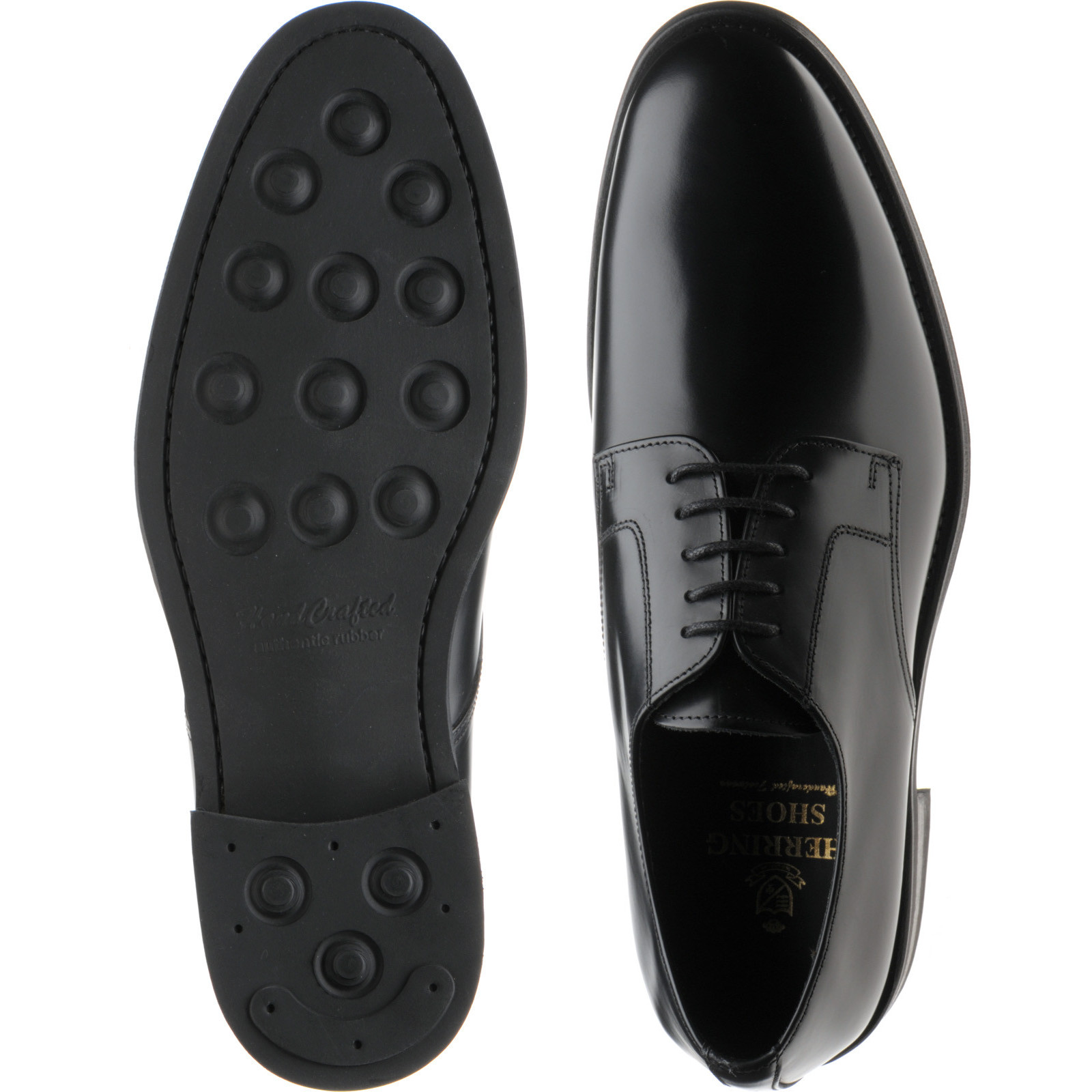 Herring shoes | Herring Executive | Arundel in Black Polished at ...