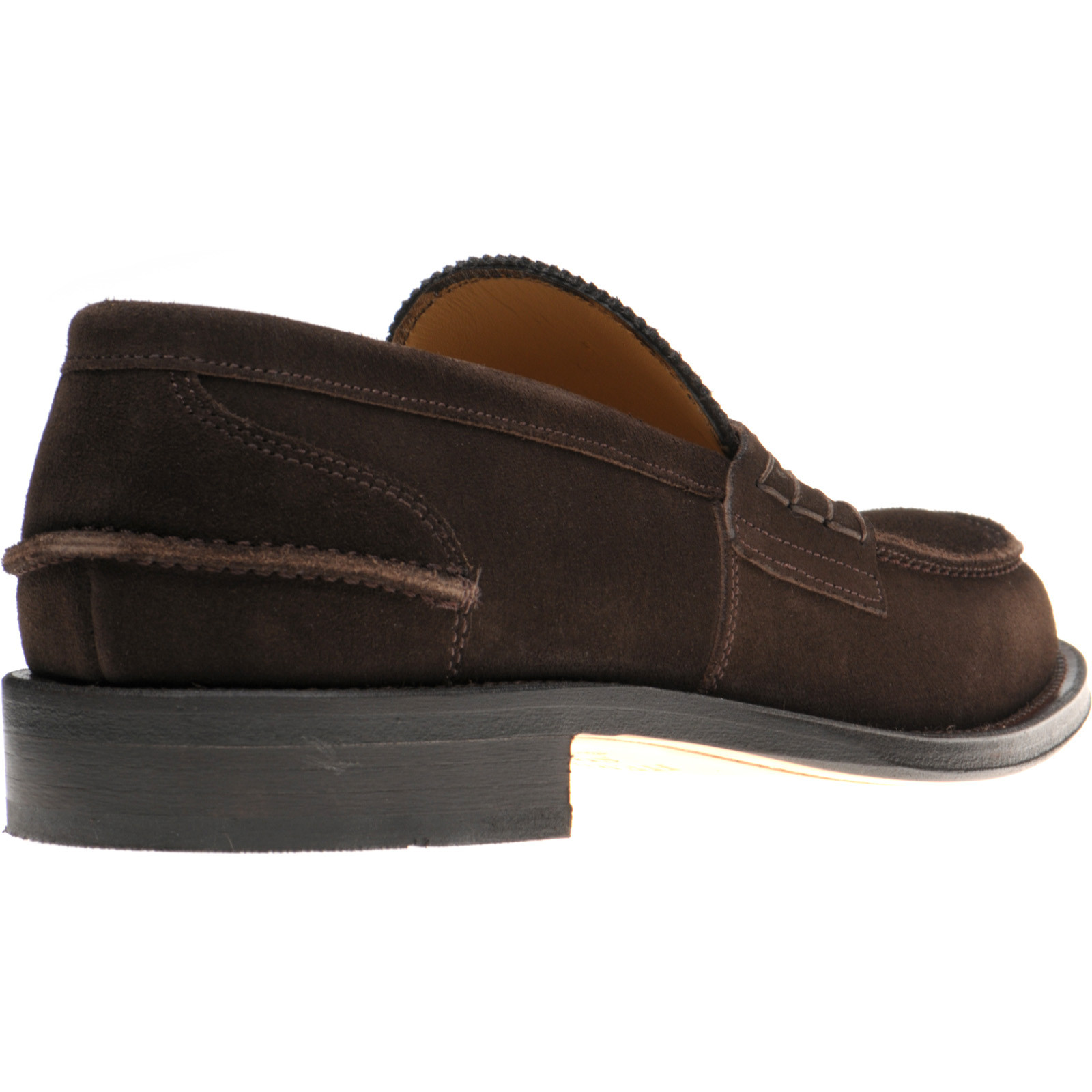 Herring shoes Herring Executive St in Dark Brown Suede at