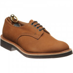 Herring Daniel rubber-soled Derby shoes in Whiskey Hydro Nubuck