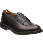 Herring Kilsby rubber-soled Derby shoes in Dark Brown Cutter