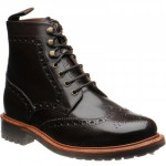 Herring Steeperton II rubber-soled boots in Dark Brown Calf