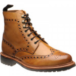Herring Steeperton II rubber-soled boots in Tan Calf