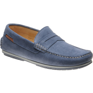 Mens blue loafers uk shop