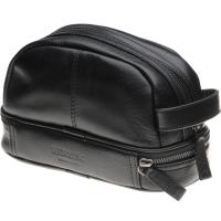 herring washbourne ii washbag in black