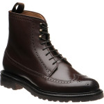 Herring Galashiels rubber-soled brogue boots