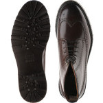 Galashiels rubber-soled brogue boots