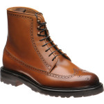 Herring Galashiels rubber-soled brogue boots