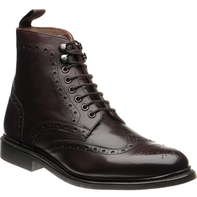 Herring  Ambleside II  rubber-soled brogue boots