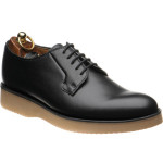 Herring Cookham rubber-soled Derby shoes in Black Calf