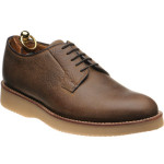 Herring Cookham rubber-soled Derby shoes in Antique Brown