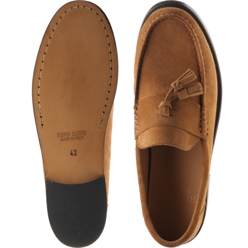 Herring shoes | Herring Classic | Genoa tasselled loafers in Tan 