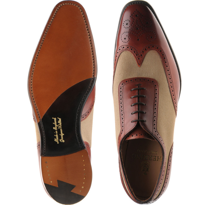 Herring shoes | Herring Premier | Henley in Dark Leaf and Canvas