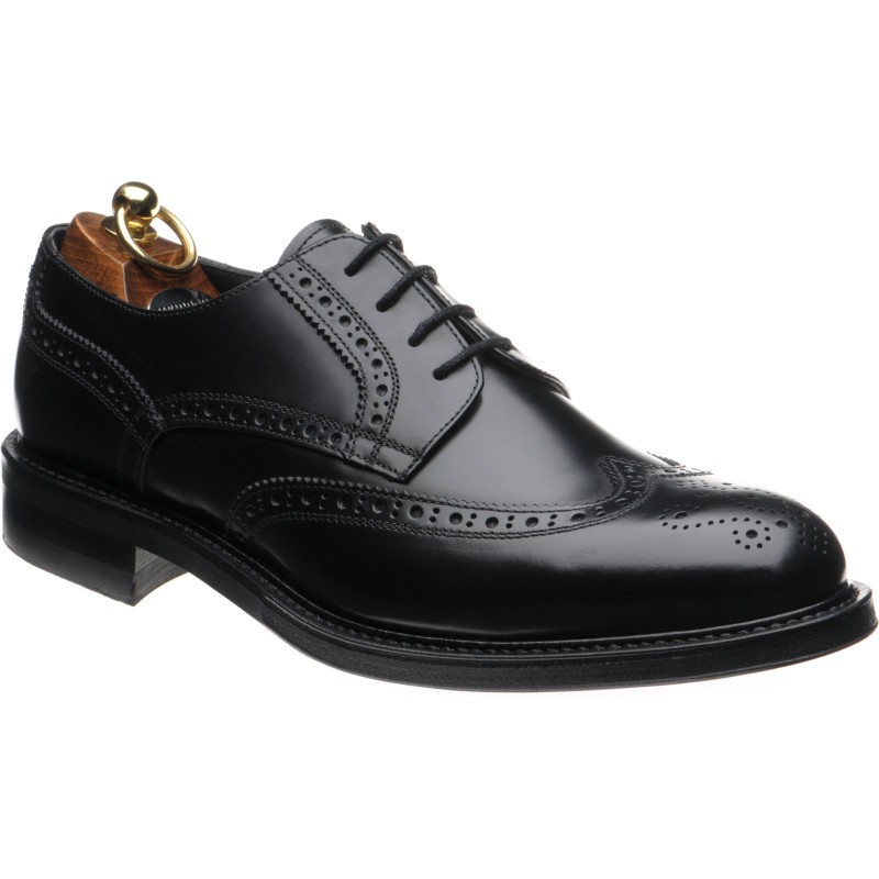Herring shoes | Herring Classic | Edinburgh (Rubber) in Black Polished ...
